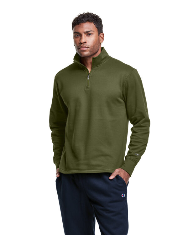 Champion Versatility: The Unisex Gameday Quarter-Zip Sweatshirt - Image 3