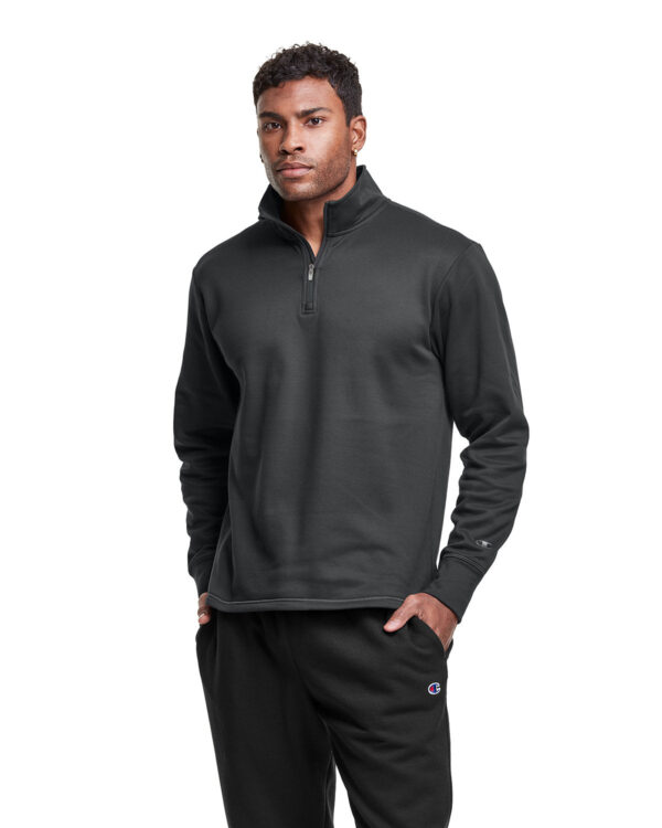 Champion Versatility: The Unisex Gameday Quarter-Zip Sweatshirt - Image 4