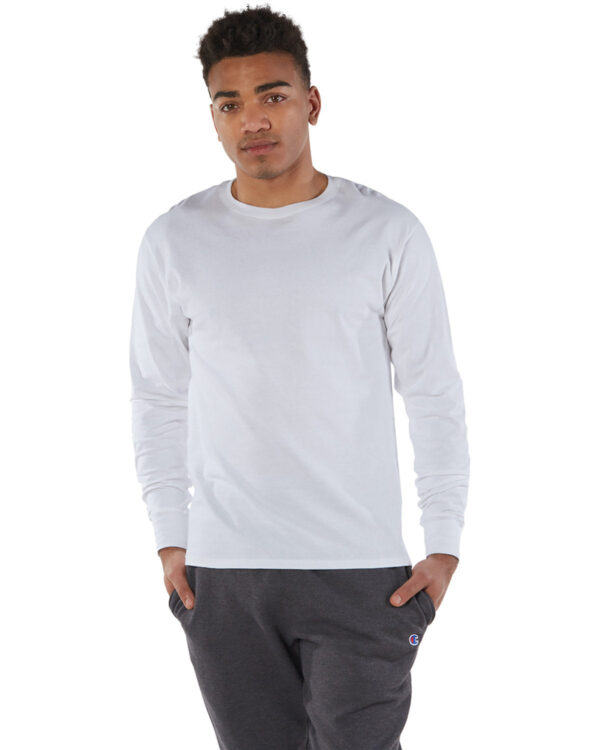 Champion Essential: The Adult Long-Sleeve Ringspun T-Shirt - Image 16