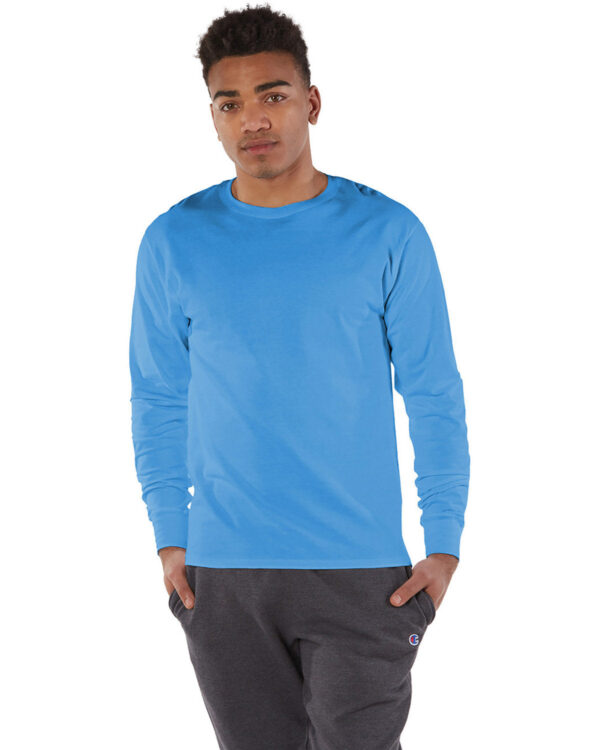 Champion Essential: The Adult Long-Sleeve Ringspun T-Shirt - Image 8