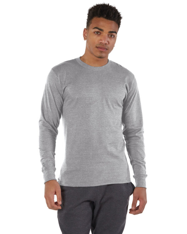 Champion Essential: The Adult Long-Sleeve Ringspun T-Shirt - Image 12