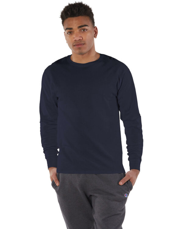 Champion Essential: The Adult Long-Sleeve Ringspun T-Shirt - Image 10