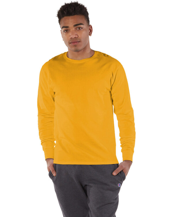 Champion Essential: The Adult Long-Sleeve Ringspun T-Shirt - Image 4