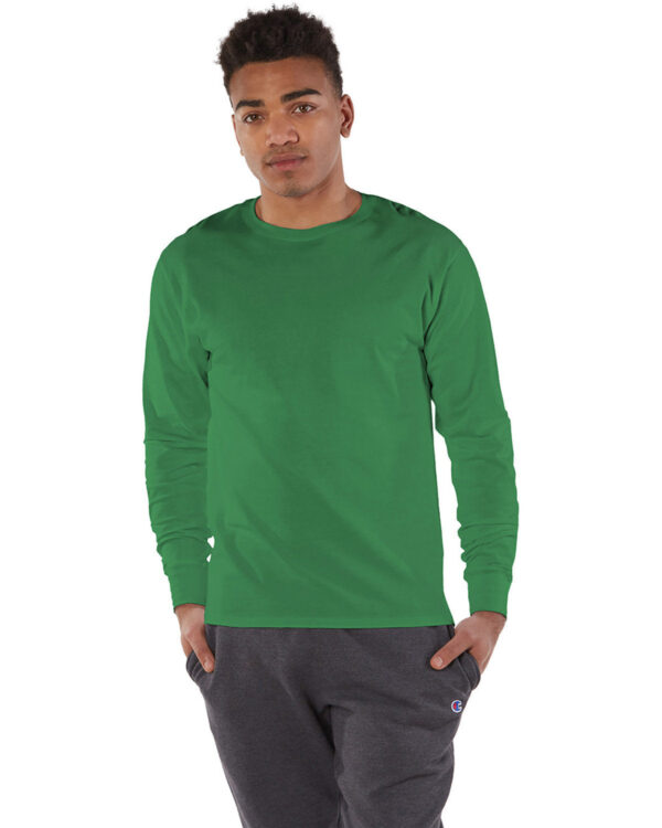 Champion Essential: The Adult Long-Sleeve Ringspun T-Shirt - Image 7