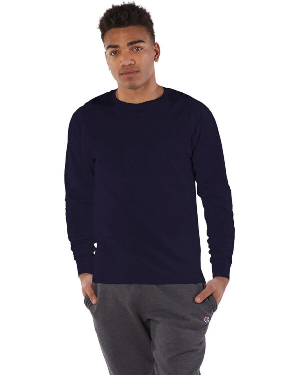 Champion Essential: The Adult Long-Sleeve Ringspun T-Shirt - Image 13