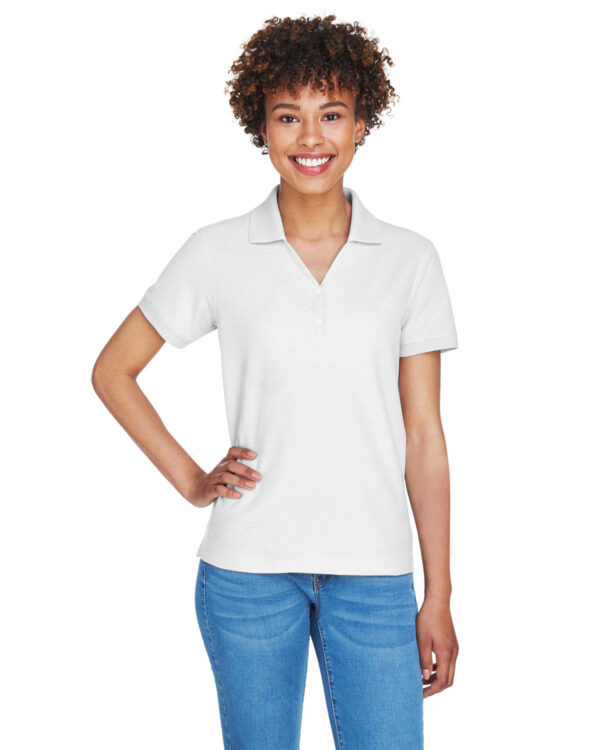 Elevate Your Look with the Devon & Jones Ladies' Pima PiquÃ© Y-Collar Polo! - Image 16