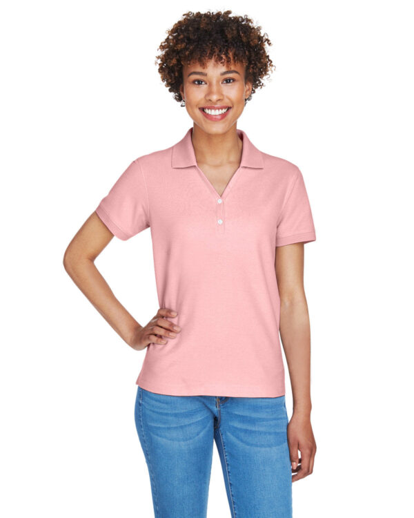 Elevate Your Look with the Devon & Jones Ladies' Pima PiquÃ© Y-Collar Polo! - Image 11