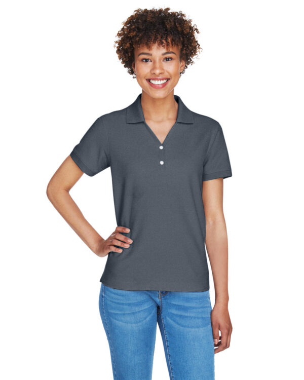 Elevate Your Look with the Devon & Jones Ladies' Pima PiquÃ© Y-Collar Polo! - Image 7