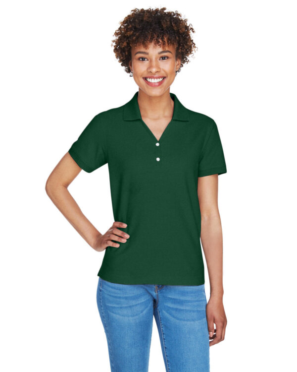 Elevate Your Look with the Devon & Jones Ladies' Pima PiquÃ© Y-Collar Polo! - Image 5