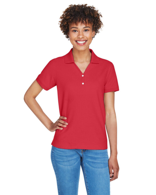 Elevate Your Look with the Devon & Jones Ladies' Pima PiquÃ© Y-Collar Polo! - Image 12