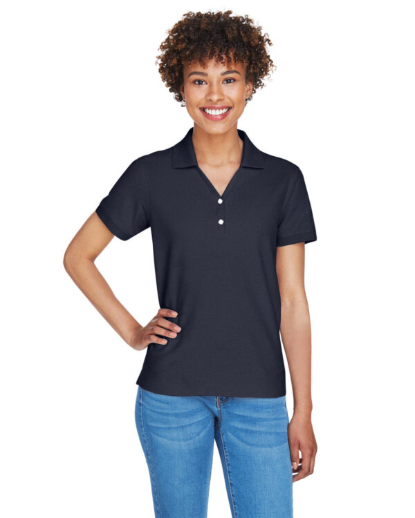 Elevate Your Look with the Devon & Jones Ladies' Pima PiquÃ© Y-Collar Polo! - Image 10