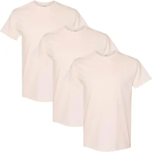 Gildan Adult Big Size Heavy Cotton Short Sleeve T-Shirt - Pack of 3