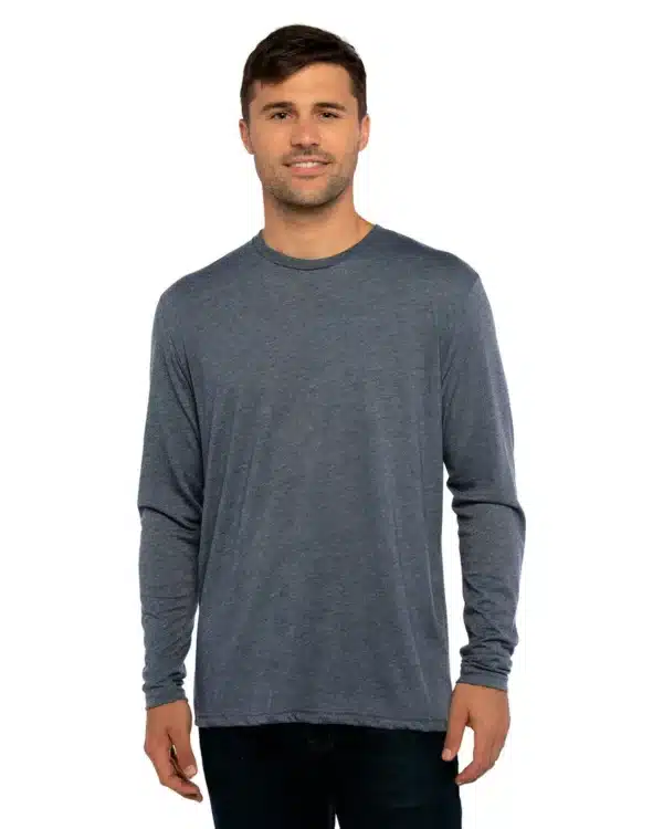 Men's Triblend Long-Sleeve Crew