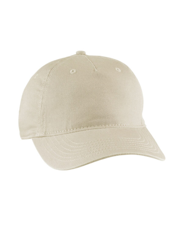 Elevate Casual Cool: Twill 5-Panel Unstructured Hat by econscious - Image 4