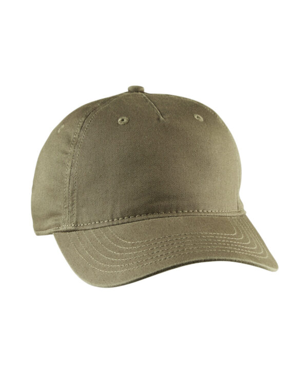 Elevate Casual Cool: Twill 5-Panel Unstructured Hat by econscious - Image 3