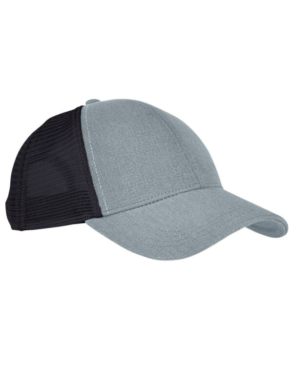 Elevate Style Responsibly: Unisex Hemp Eco Trucker Recycled Polyester Mesh Cap by econscious - Image 3