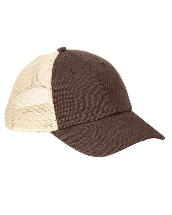 Elevate Comfortable Style Sustainably: Hemp Washed Soft Mesh Trucker by econscious - Image 4