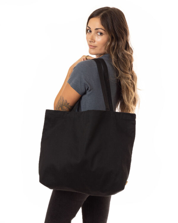 Elevate Practicality Sustainably: Organic Cotton Large Twill Tote by econscious