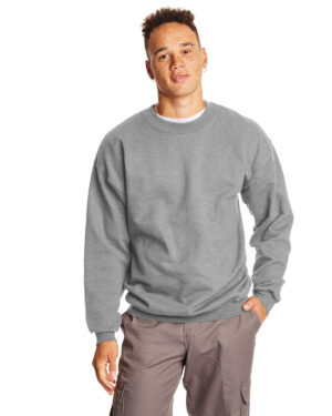 THE-ULTIMATE-COMFORT-HANES-ADULT-ULTIMATE-COTTONÃ‚Â®-90-10-FLEECE-CREW-EMBRACE-COZY-STYLE