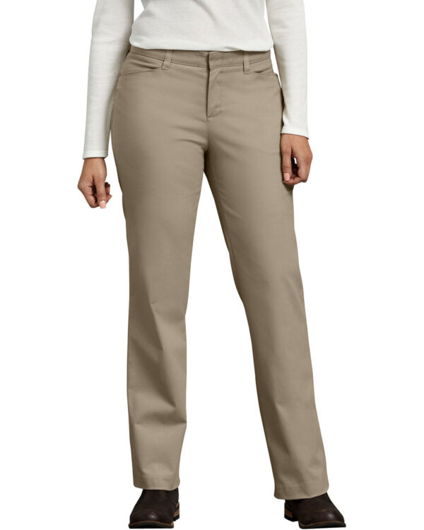 Dickies Ladies' Curvy Fit Straight Leg Flat Front Pant FP342 - Image 10