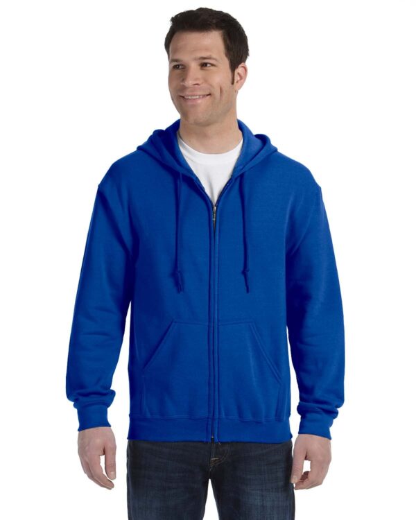 Gildan Adult Heavy Blend™ 8 oz., 50/50 Full-Zip Hooded Sweatshirt G186 - Image 7