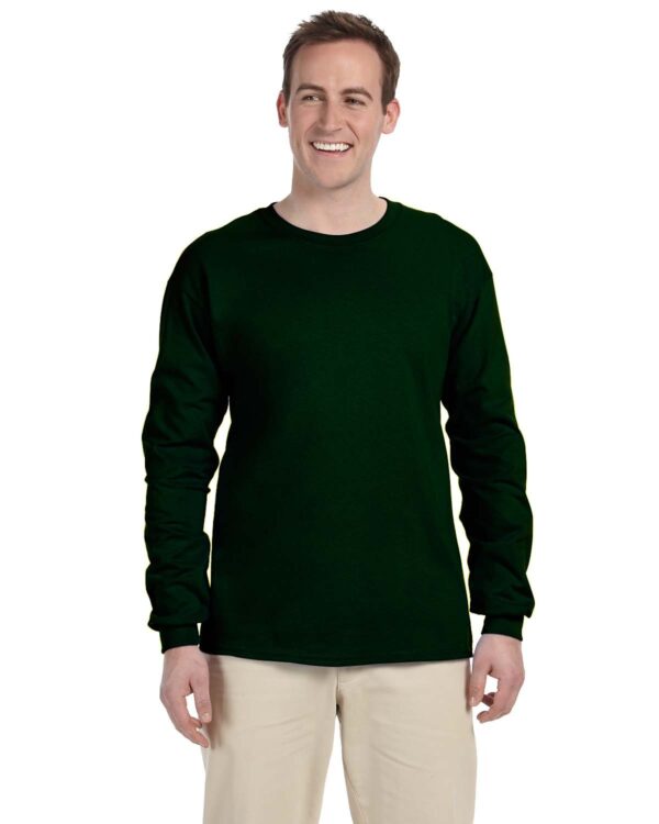 Gildan Adult Ultra CottonÂ® 6 oz. Long-Sleeve T-Shirt G240 - Image 3