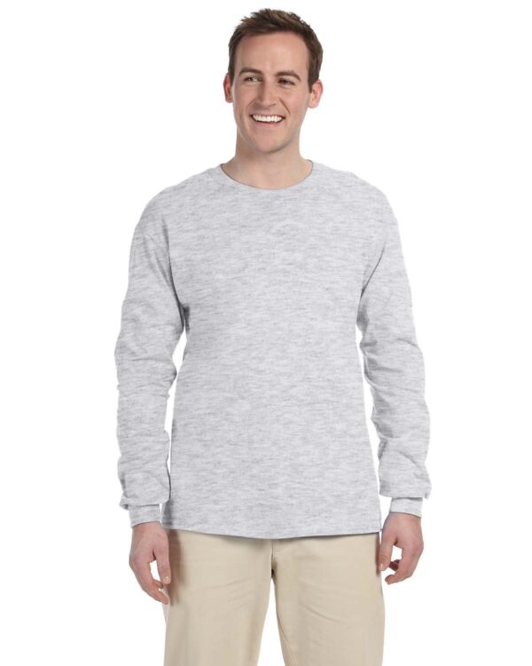 Gildan Adult Ultra CottonÂ® 6 oz. Long-Sleeve T-Shirt G240 - Image 4