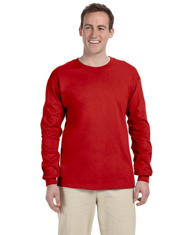 Gildan Adult Ultra CottonÂ® 6 oz. Long-Sleeve T-Shirt G240 - Image 6