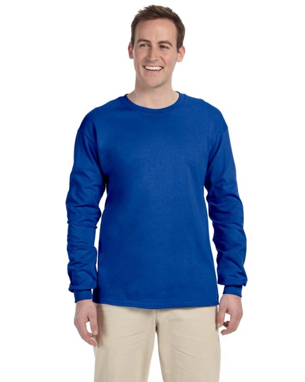 Gildan Adult Ultra CottonÂ® 6 oz. Long-Sleeve T-Shirt G240 - Image 7