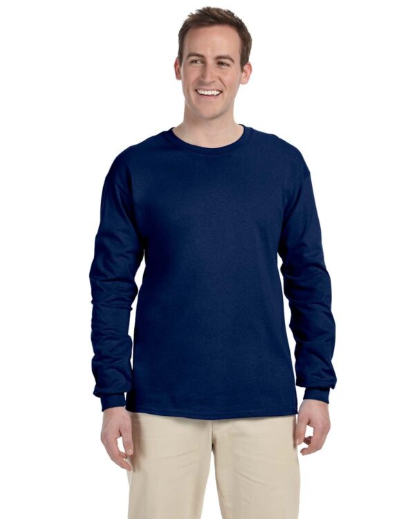 Gildan Adult Ultra CottonÂ® 6 oz. Long-Sleeve T-Shirt G240 - Image 8