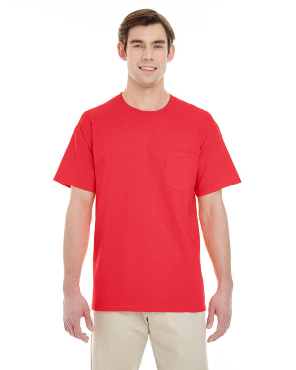 Gildan Unisex Heavy Cotton Pocket T-Shirt G530 - Image 6