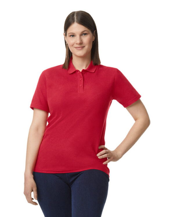 Gildan Ladies' Softstyle Double Pique Polo G648L - Image 2