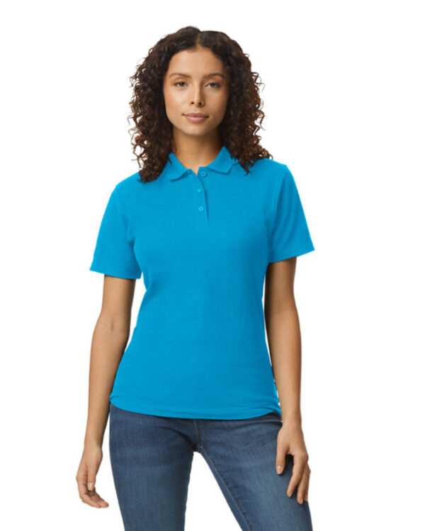 Gildan Ladies' Softstyle Double Pique Polo G648L - Image 4