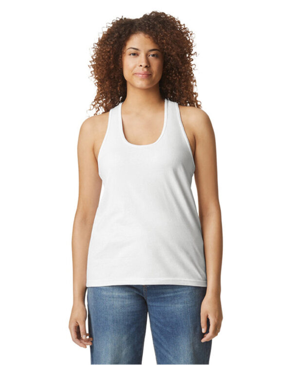 Gildan Ladies' Softstyle CVC Racerback Tank G672L