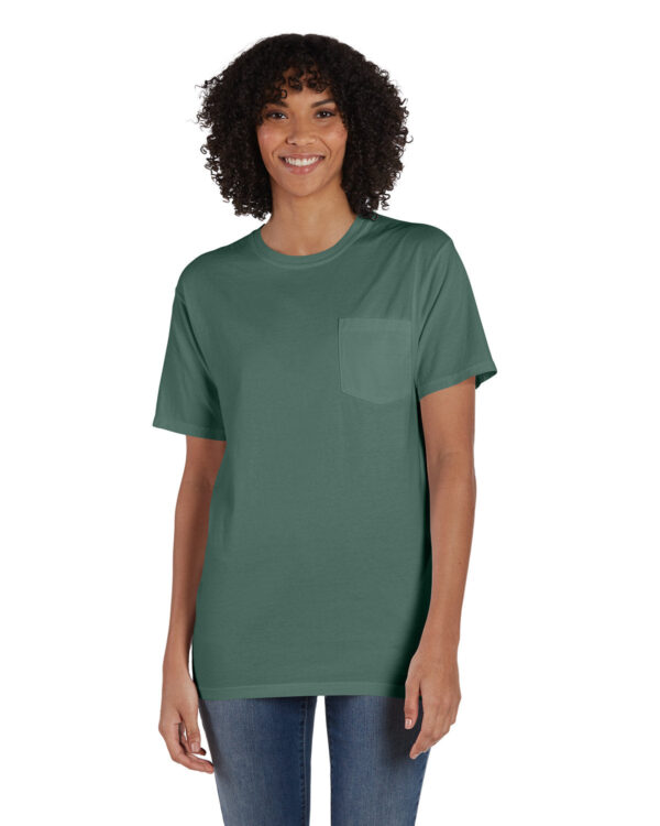 ComfortWash by Hanes Unisex Garment-Dyed T-Shirt with Pocket GDH150 - Image 10