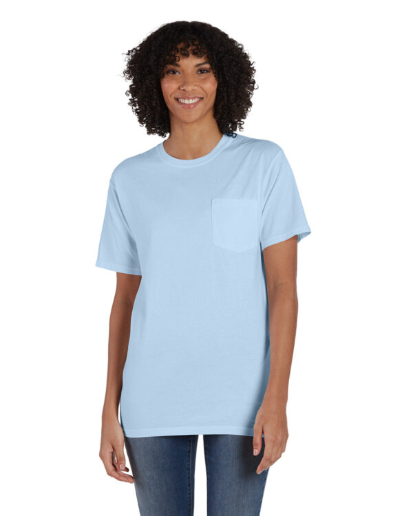 ComfortWash by Hanes Unisex Garment-Dyed T-Shirt with Pocket GDH150 - Image 14