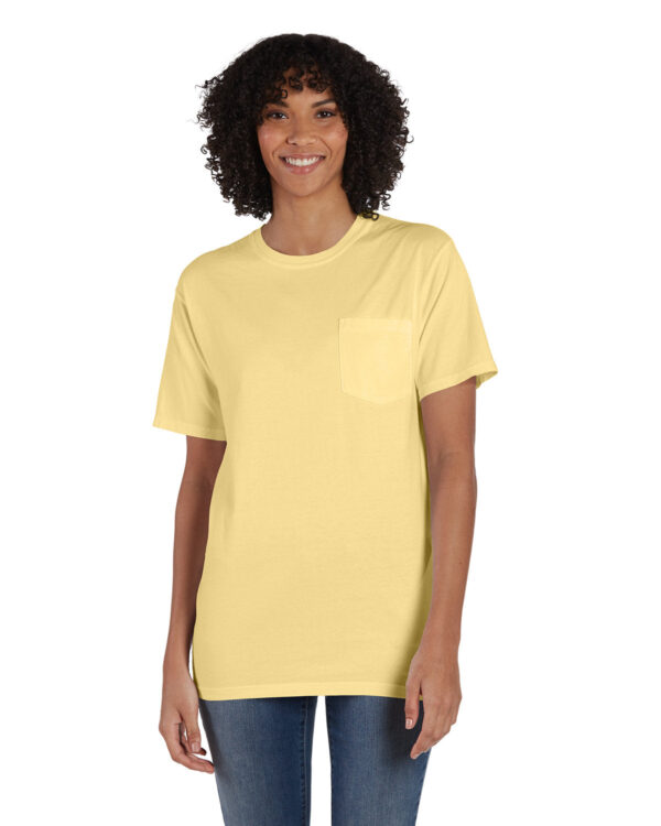 ComfortWash by Hanes Unisex Garment-Dyed T-Shirt with Pocket GDH150 - Image 16