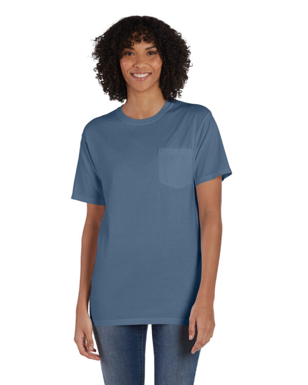 ComfortWash by Hanes Unisex Garment-Dyed T-Shirt with Pocket GDH150 - Image 19