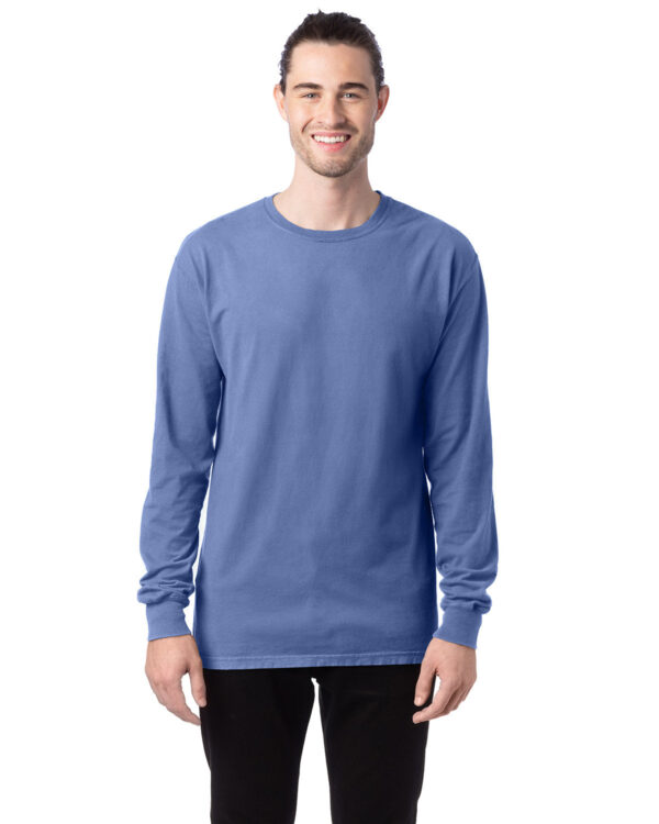 ComfortWash by Hanes Unisex Garment-Dyed Long-Sleeve T-Shirt GDH200 - Image 14