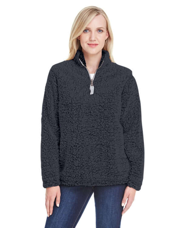 Indulge in Cozy Luxury: J America Ladies' Epic Sherpa 1/4 Zip