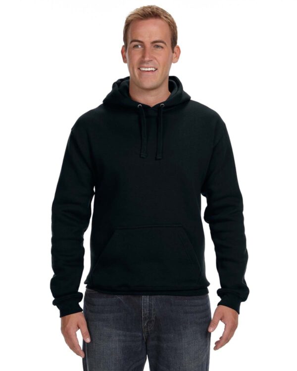 Elevated Comfort: J America Adult Premium Fleece Pullover Hooded Sweatshirt - Image 2