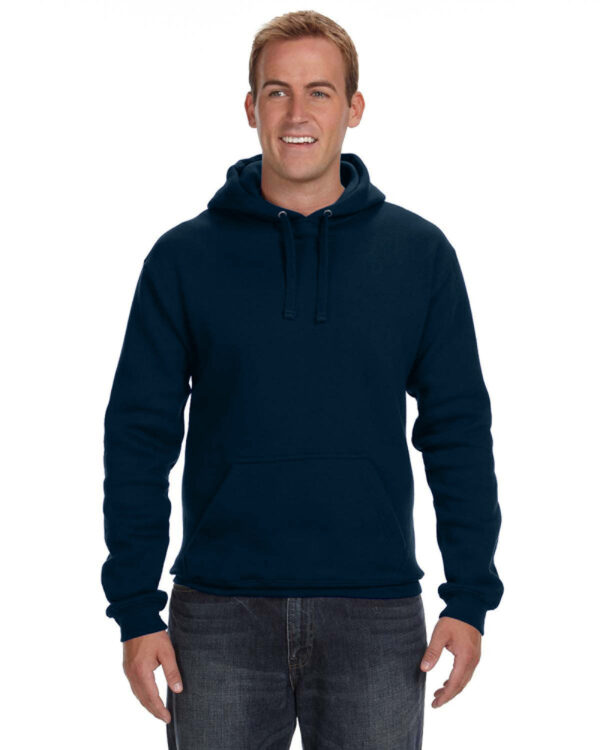 Elevated Comfort: J America Adult Premium Fleece Pullover Hooded Sweatshirt - Image 8