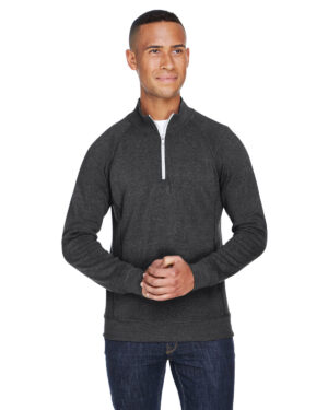 Effortless Style: J America Adult Triblend Fleece Quarter-Zip