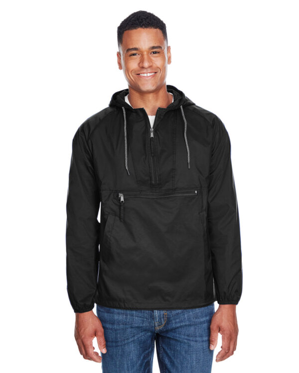 Harriton Adult Packable Nylon Jacket: Compact Protection for All Weather.