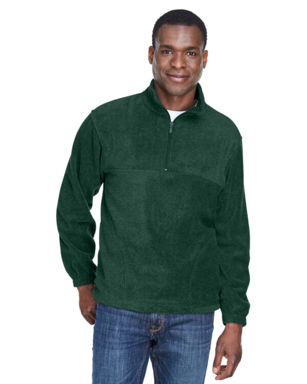 Harriton Adult 8 oz. Quarter-Zip Fleece Pullover: Cozy and Versatile Quarter-Zip Comfort. - Image 3