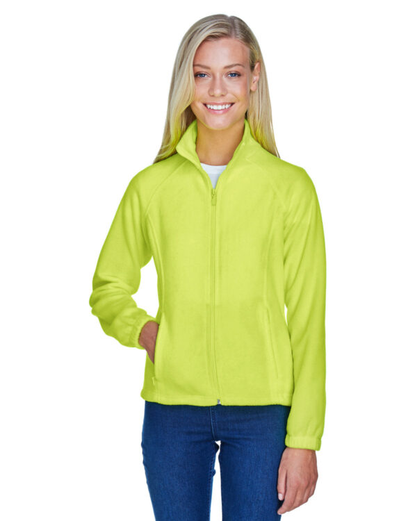 Harriton Ladies' 8 oz. Full-Zip Fleece: Cozy Comfort and Style in a Full-Zip Design. - Image 3