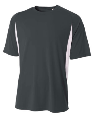 A4 Men's Cooling Performance Color Blocked T-Shirt: Stay Cool in Style