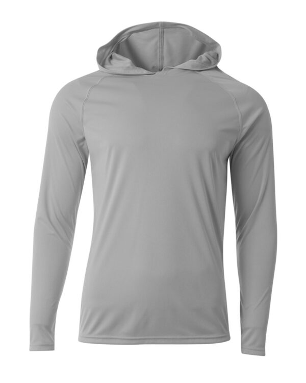 A4 Men's Cooling Performance Long-Sleeve Hooded T-Shirt: Stay Cool and Stylish - Image 4