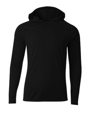 A4 Men's Cooling Performance Long-Sleeve Hooded T-Shirt: Stay Cool and Stylish