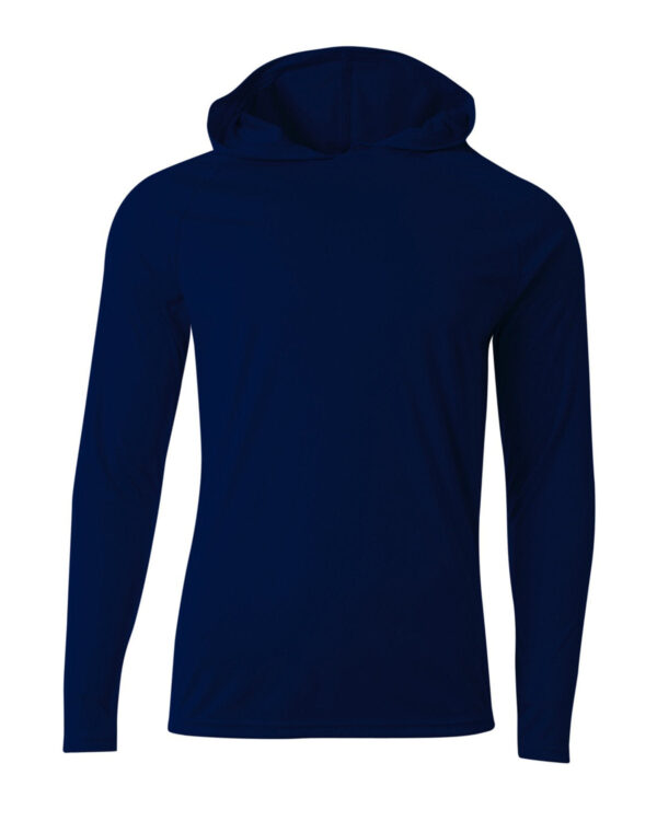 A4 Men's Cooling Performance Long-Sleeve Hooded T-Shirt: Stay Cool and Stylish - Image 3